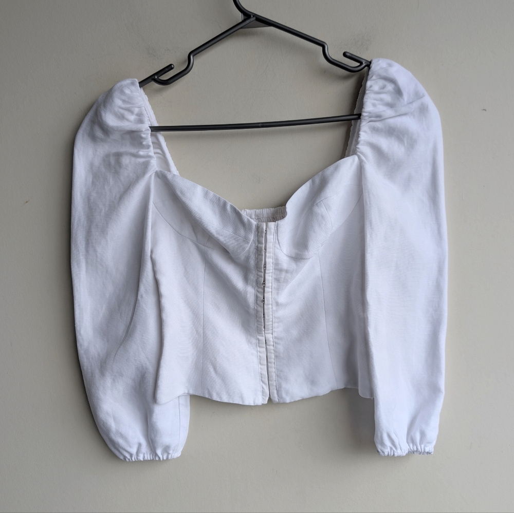 NWT Wilfred Linen Muse White Blouse